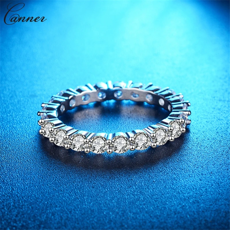 Wedding Engagement Rings for Women Luxury Full AAA Cubic Zirconia Ring Jewelry Rose Gold/Silver Color Bridal Ring femme Q40