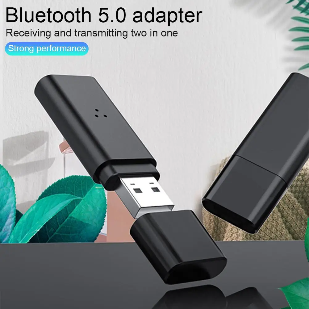 Универсальный USB Bluetooth 5,0 передатчик 2 в 1 ТВ компьютер беспроводной аудио адаптер мини приемник HiFi с 3,5 мм AUX