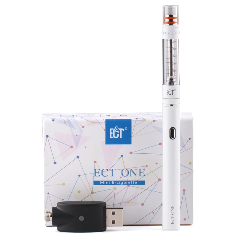 100% Original ECT Electronic Cigarettes ECT ONE 0.8ohm e-cigarette with 1.3ml Glass tank E-cig Starter E-Cigarette kit