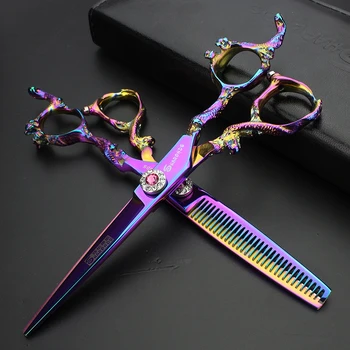 

Japan Sharonds Hair Scissors Professional Hairdressing Scissors Barber Shears Hair Cutting 6.0 inch High Quality Thinning