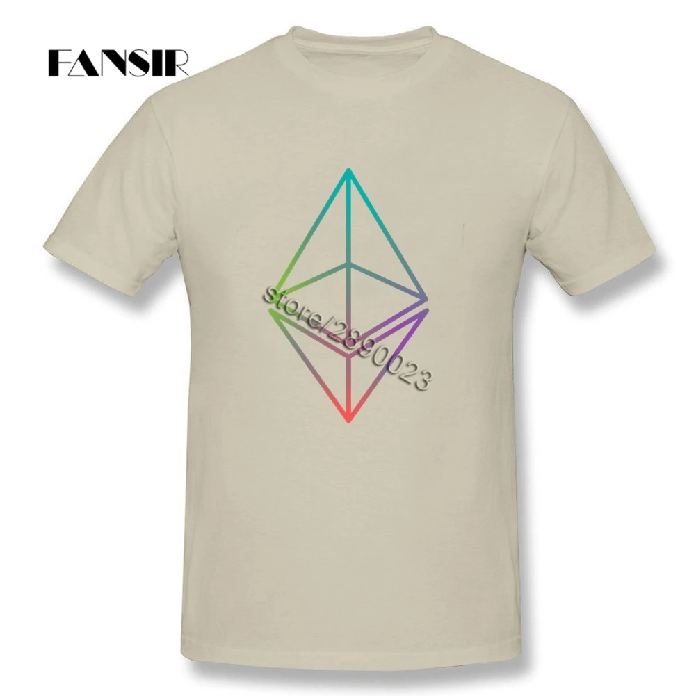 High Quality T Shirt Male Short Sleeve Crewneck Cotton Ethereum Rainbow Team Clothes Men T Shirt High Quality T Shirt Male Short Sleeve Crewneck Cotton Ethereum Rainbow Team Clothes Men T Shirt