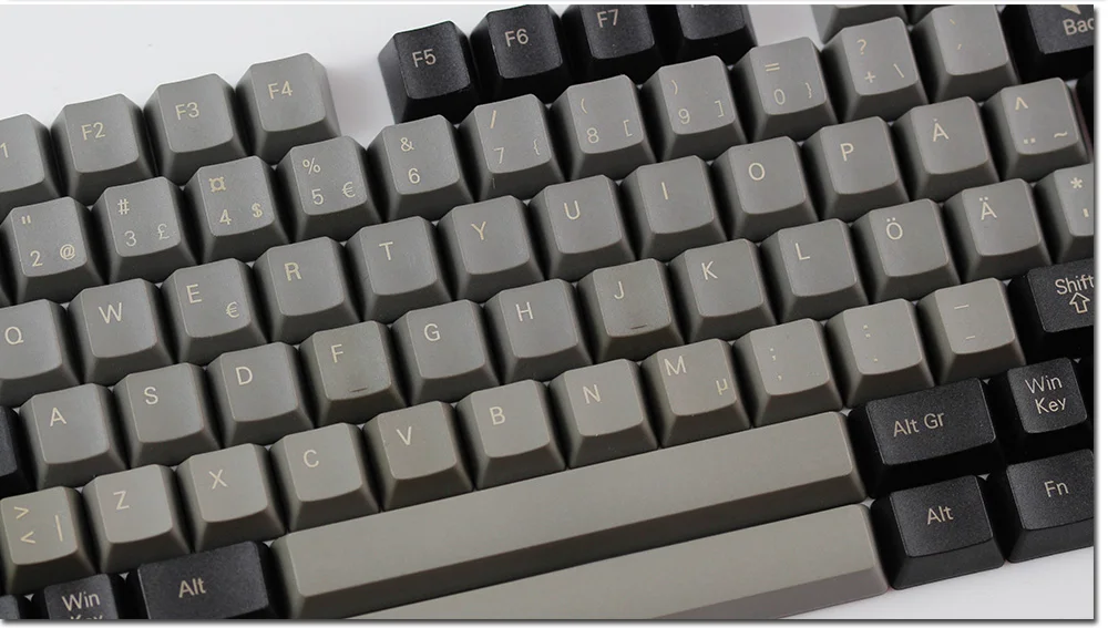 Топ печатных pbt keycaps нордическая раскладка iso oem профиль для usb игровая механическая клавиатура