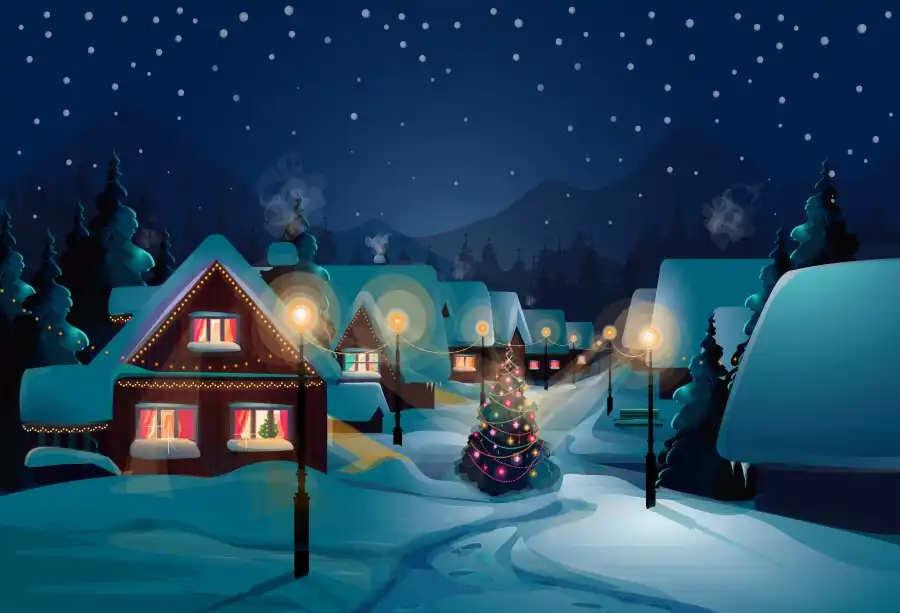 79+ Christmas Tree Background Images Cartoon