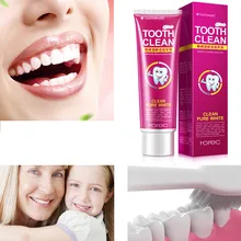Новая прозрачная защитная зубная паста десны отбеливание зубов свежая Клюквенная мята зубная паста