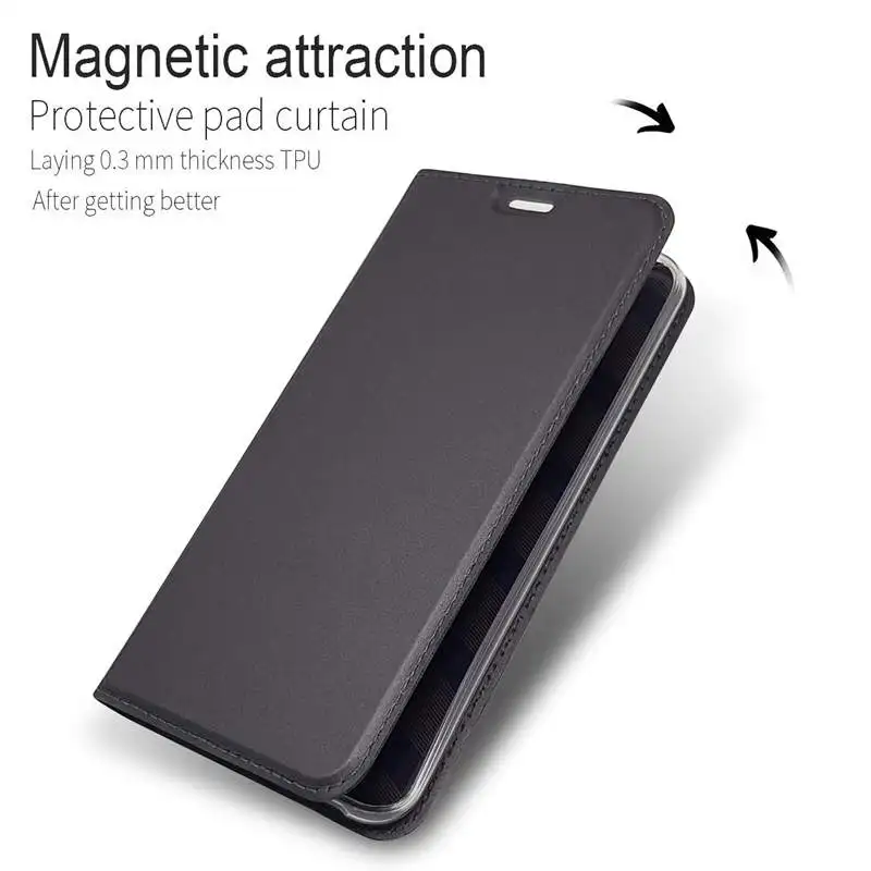 Чехол-книжка ZEALLION для LG G6 G7 Q6 Q8 V20 V30, Роскошный Тонкий Магнитный чехол из искусственной кожи со слотом для карт и подставкой