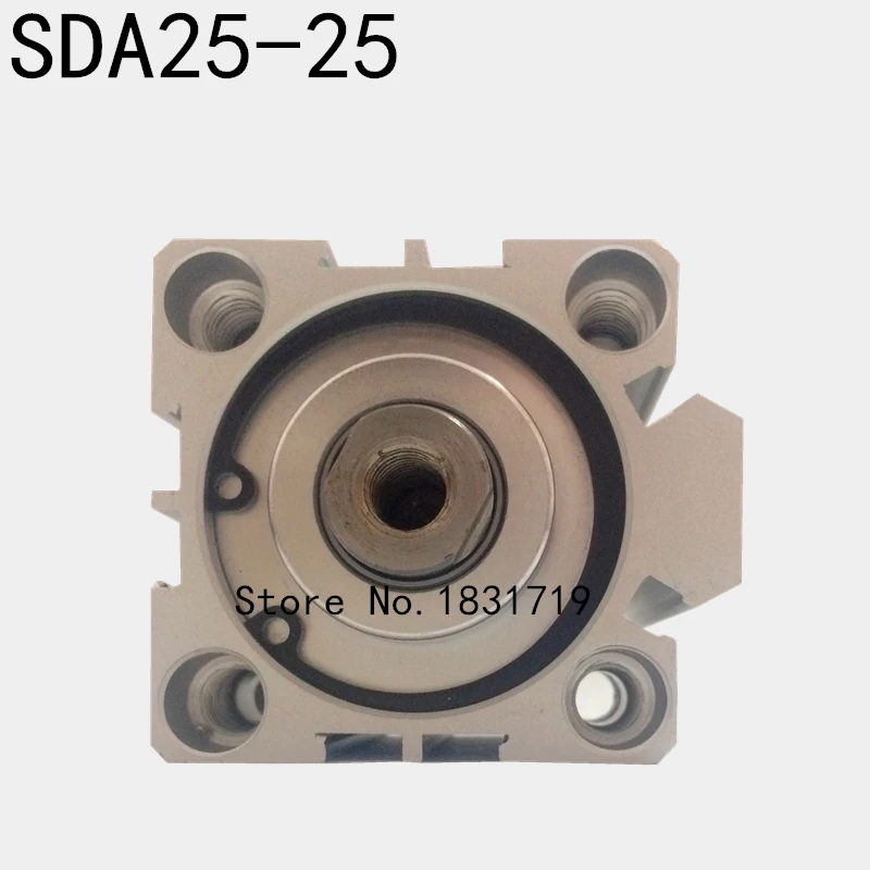 

SDA25-25 thin cylinder Series 25mm Bore 25mm Stroke SDA25*25 Aluminium alloy cylinder SDA25X25