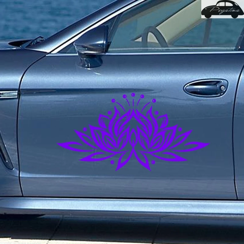 Pegatina Flower Butterfly Sticker Car Decal Posters Vinyl Wall Decals Decor Mural Sticker