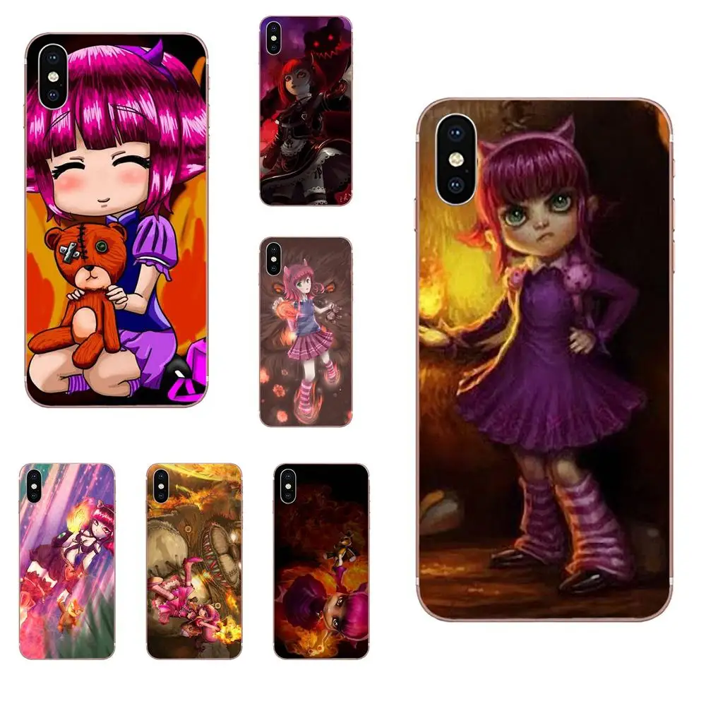 For Xiaomi Redmi Mi Note 7 8 9 SE Pro Lite Go Play Soft Silicone TPU Transparent Case Capa Cover Lol The Dark Child Annie | Мобильные