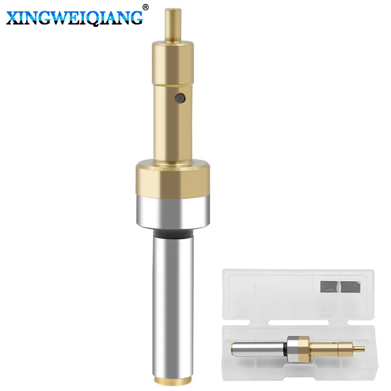 

10mm Antimagnetic Edge Finder Touch Point Sensor Titanizing Yellow Ocptical Quickly Locate Work Edges For Milling Tool And Lathe