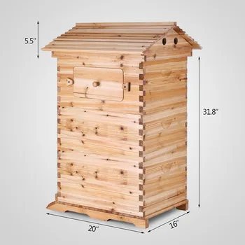 

New Three layers Safe 2019 Ultra Simple Beehive Top Quality Natural Wood Brand And Convenient