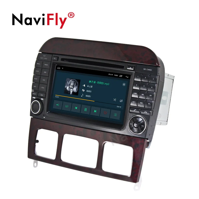 Clearance Navifly! Android 9.1 Car dvd radio audio Player For Mercedes Benz S Class S280 S320 S350 S400 S500 W220 W215 GPS Navi WIFI RDS 3
