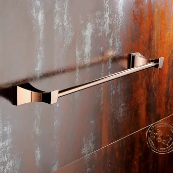 

rose gold towel rack European type gold bath towel rack single rod towel rod hanging bathroom hardware accessories set