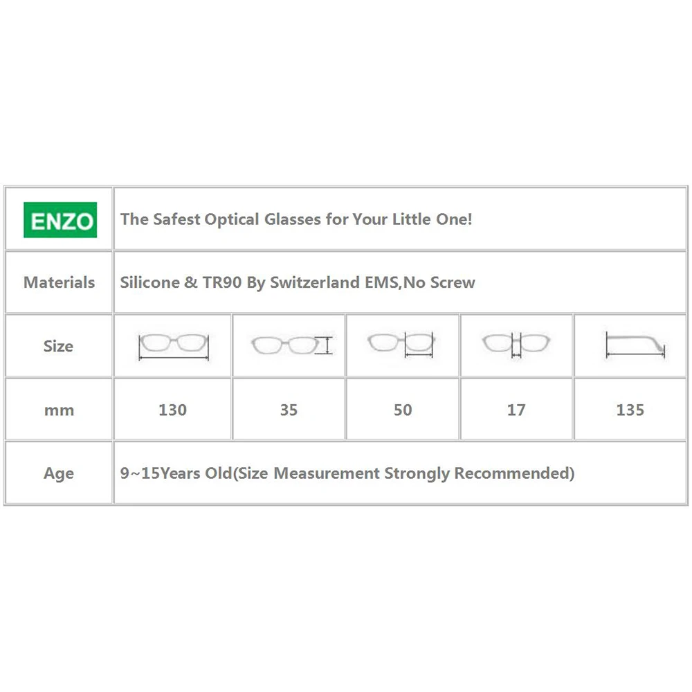 Детские оптические очки, оправа, размер 50, силиконовый защитный гибкий висок, детские очки, небьющиеся, для мальчиков и девочек