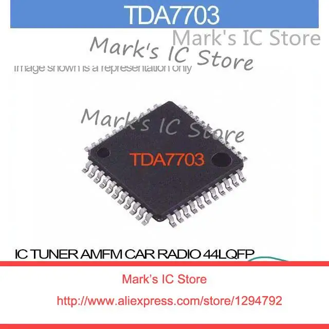 TDA7703 IC тюнер AMFM автомобильное радио 44LQFP TDA770 7703 TDA77 TDA7 | Электронные компоненты и