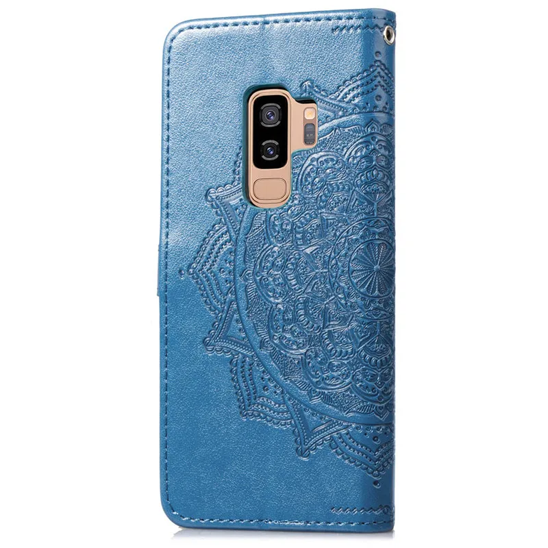 For Samsung S10 S9 S8 A6 Plus S7 A6 2018 Case Luxury Leather Phone Case For Samsung Galaxy S9 S10 Plus Flip Magnetic Wallet case samsung silicone cover