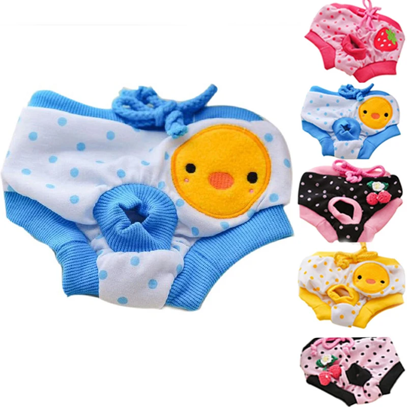 

Dog Diaper Female Male Washalbe Durable Doggie Diapers Pants Dog Wraps Doggy Panty Pet Underwear Sanitary Short Physiological