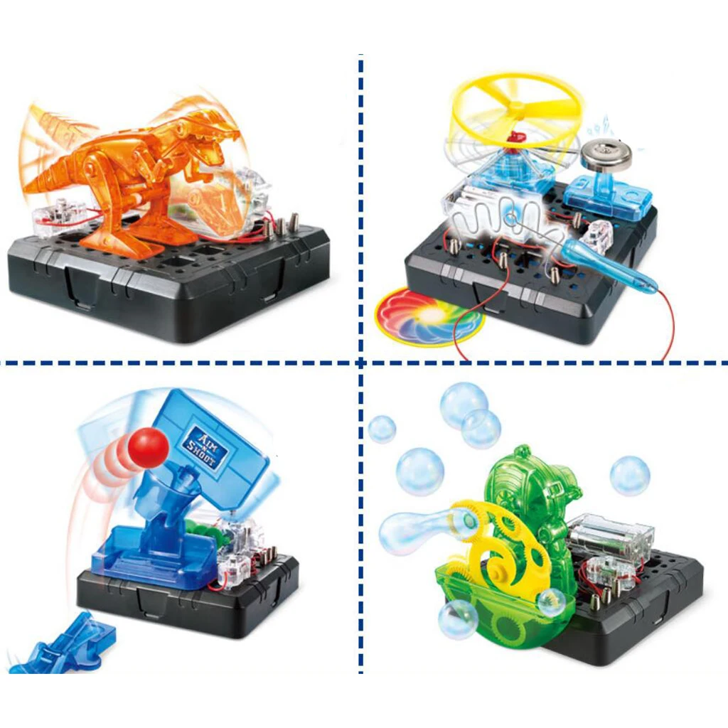 Electronics Learning Kits 125-in-1 DIY Electricity Experiment Model Physical Discovery Science Educational Toy