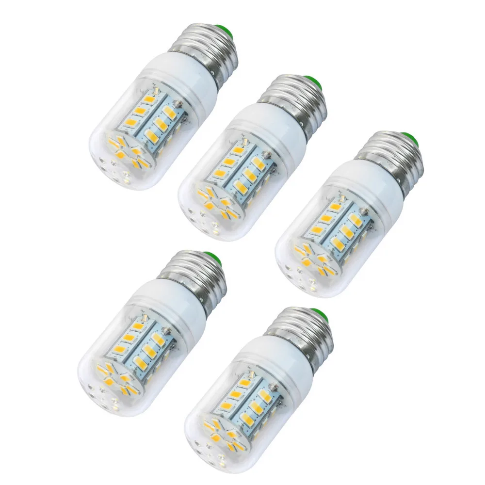 

E27 4W LED Corn Lamp Bulb 350lm 24-SMD 5730 (AC 220V, 5pcs/lot)