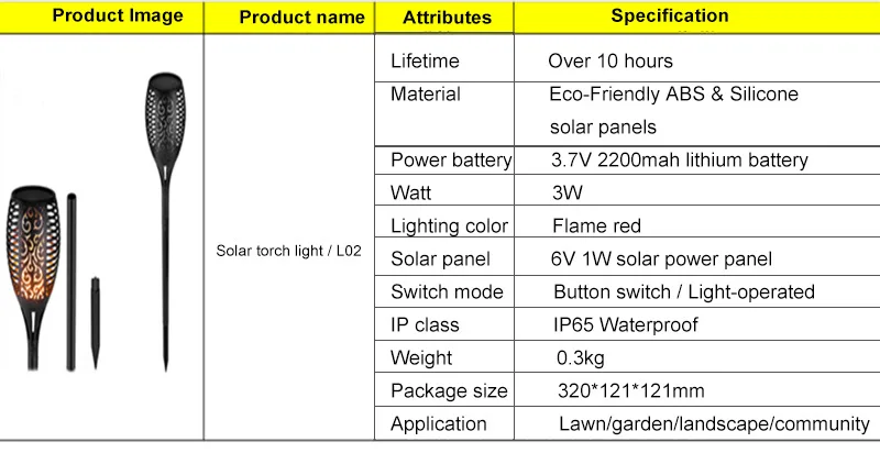 Солнечная лампа с пламенем, мерцающий IP65 Водонепроницаемый светодиодный садовый декоративный ландшафтный светильник, лампа для газона, дорожка, светильник, фонарь светильник, точечный светильник