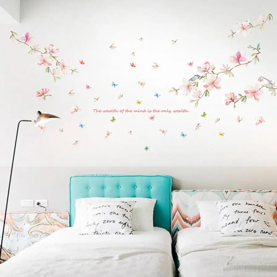 Home Decor DIY Plant Removable Wall Decal Family Home Sticker Mural Art Home Decor wall sticker Home Deco mirror AU7