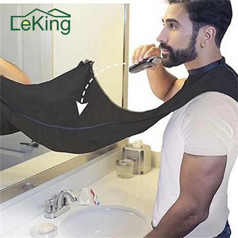 1Pc Male Beard Apron Men Haircut Apron Waterproof Floral Cloth Household  Cleaning Protecter Bathroom Accessories|Sanitary Ware Suite| - AliExpress