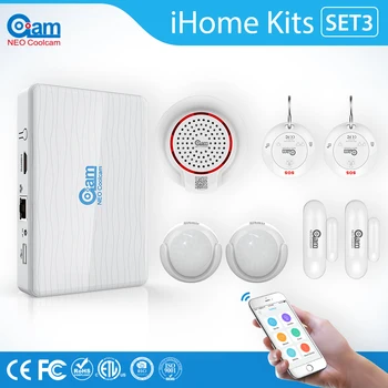 

iHome Kits Set3 Wireless IOS/Android APP Control Home Smart Home Automation Door/Window Contact Security Protection Alarm System