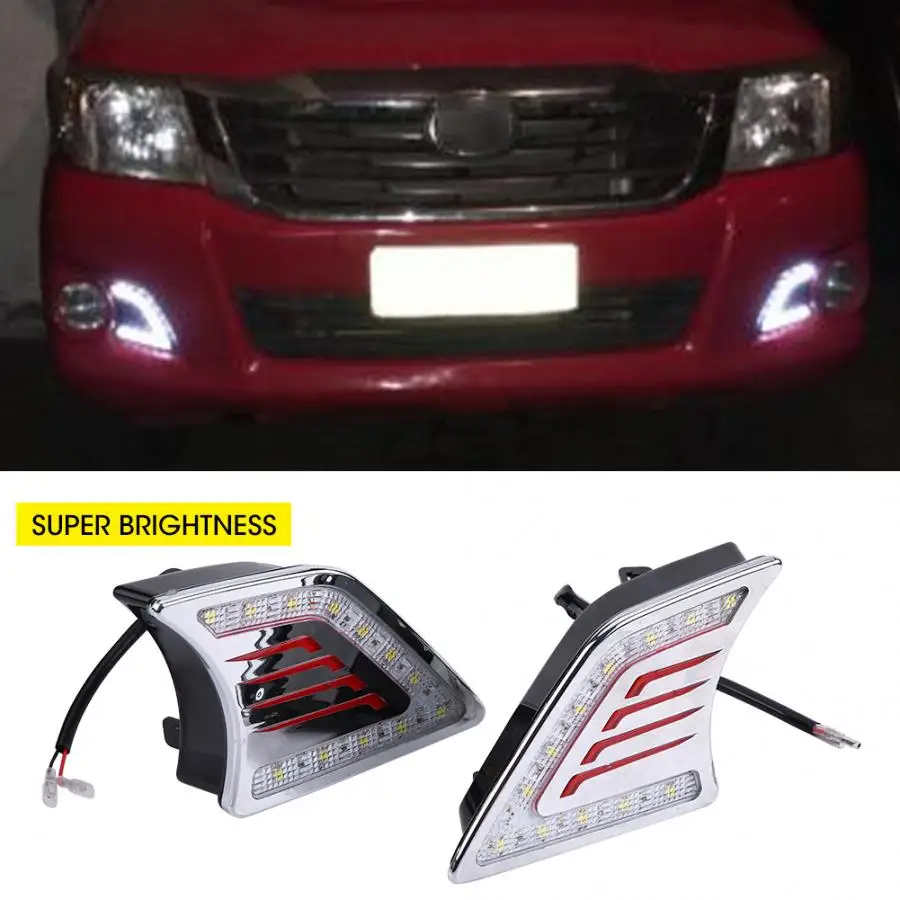 Daytime Running Light 1 Pair Car Daytime Running Light DRL LED Daylight Fog Lamp