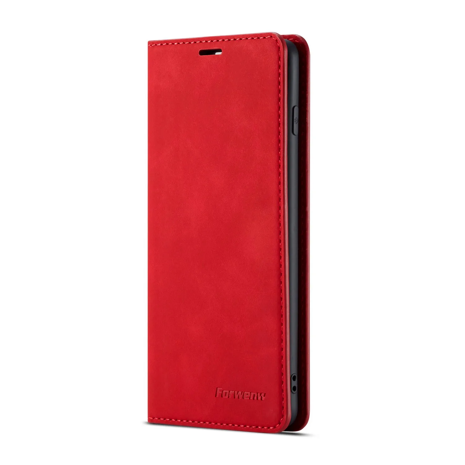 Роскошный кожаный чехол для телефона для samsung Galaxy S8 S9 S10 Plus, чехол с откидной магнитной подставкой для samsung Galaxy S10 E, чехол, Coque - Цвет: Красный