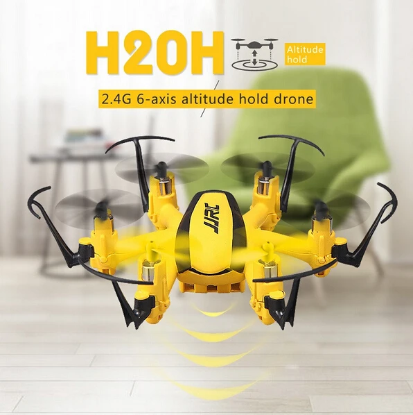 

JJRC H20H 2.4G 4 Channel 6-Axle Gyro RC Toy Hexacopter RTF Mini Drone CF Headless Mode One Key Return 3D Flip Altitude Hold