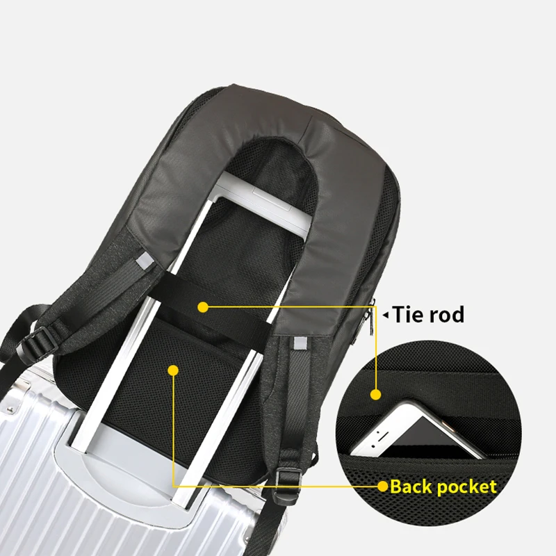 Бренд ARCTIC HUNTER анти вор USB рюкзак 15 дюймов для ноутбука мужской повседневный
