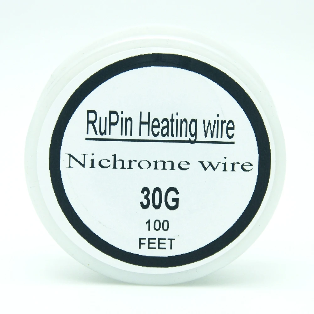 RuPin Heating Wrie Nichrome wire 30 Gauge 100 FT 0...