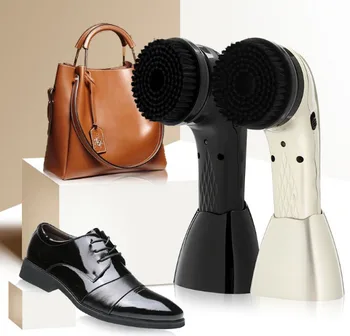 

Electric shoe polisher leather care USB charger One-touch switch 6 Kind brush heads