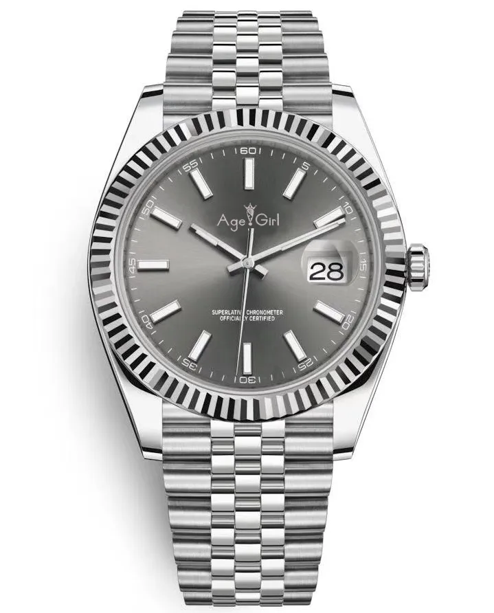 

Luxury Brand New Automatic Mechanical Watch Men Datejust Stainless Steel Sapphire Silver Gold Green Grey President Sport Watches