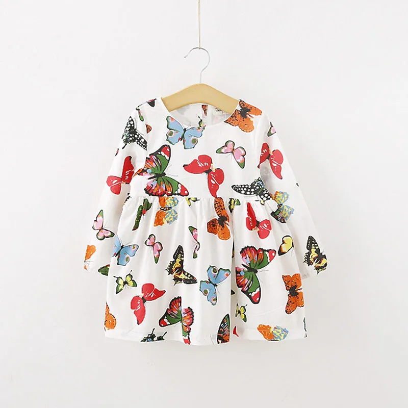 

Hot Sales Baby Kid Princess Tunic Dress One-Piece Toddler Girl Butterfly Dress