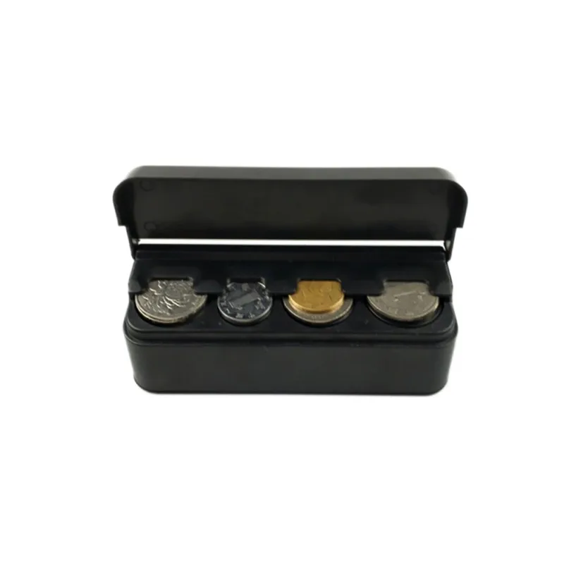 

Car Coin Holder Case Storage Box Container Dispenser Organizer (for Euro Coins) Case Loose Change Money Storage Car Styling