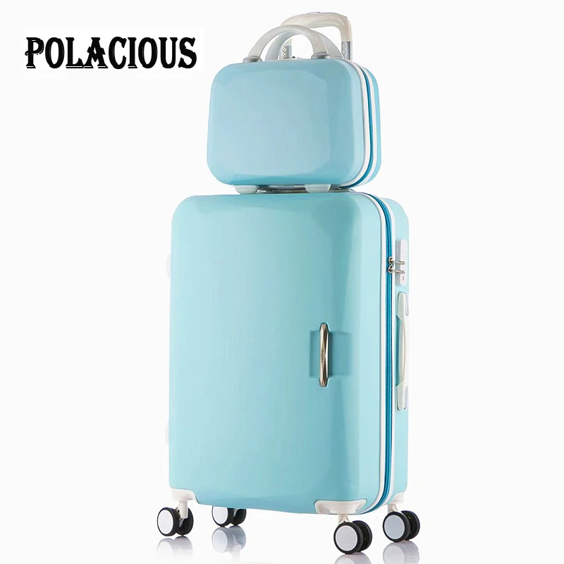 New 20&quot;22&quot;24&quot;26&quot; 8 color ABS trolley bags rolling luggage sets kids travel suitcase case ...