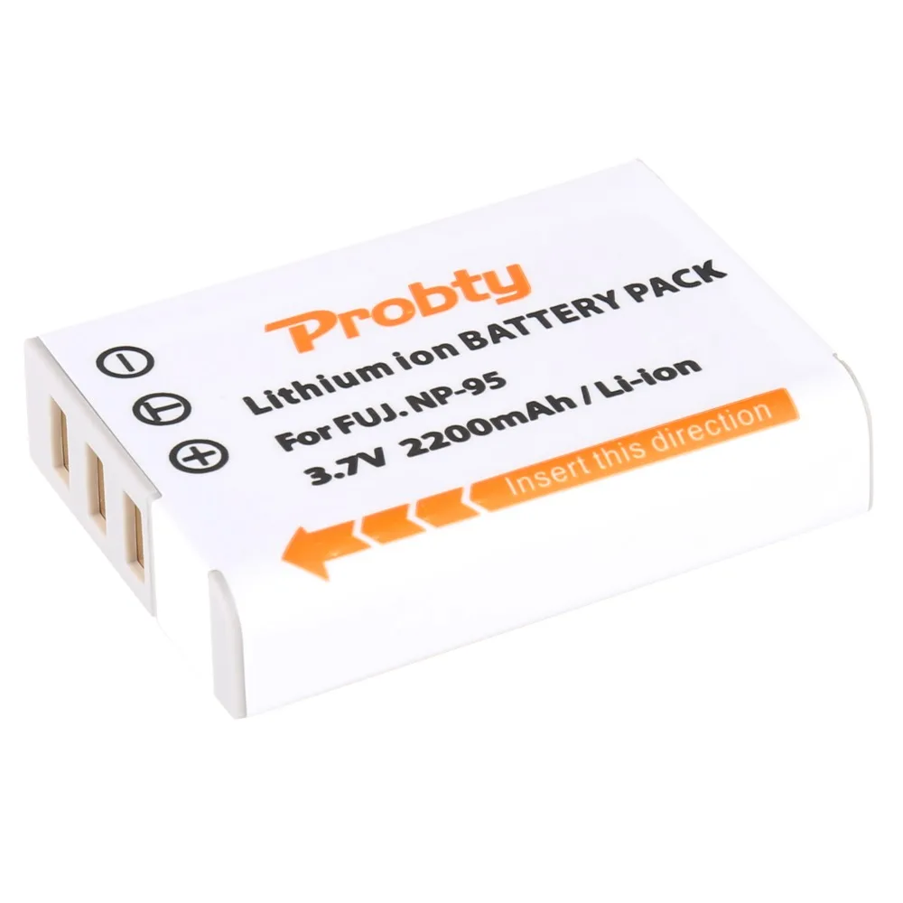 Probty 1pcs NP 95 DB 90 DB90 Аккумулятор для Fujifilm X30 X100 X100S X100T X S1 FinePix F30 F31 fd F31fd Real 3D W1|np 95|np-95