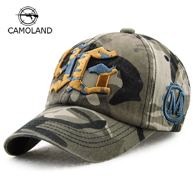 

2019 Cotton Brand Embroidery Baseball Cap for Men Women Gorras Camouflage Snapback Caps Bone Casquette Hat Sports Outdoors Cap