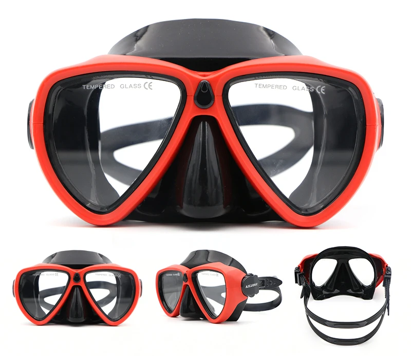 5 цветов взрослые Professional дайвинг маски Анти-туман Силиконовая для подводного плавания подводное плавание водные виды спорта оборудование