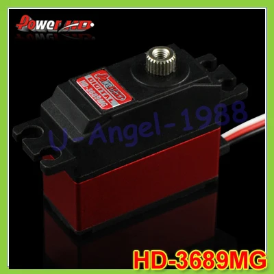 1set 100% original High Speed Power HD HD-3689MG servo metal gea for Trex 500 helicopter as ALIGN DS510/510M+Free shipping chp 510m