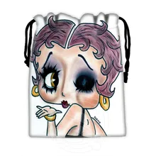 H-P652 на заказ Betty Boop#8 drawstring Сумки для мобильного телефона планшета ПК упаковка подарок Bags18X22cm SQ00806# H0652