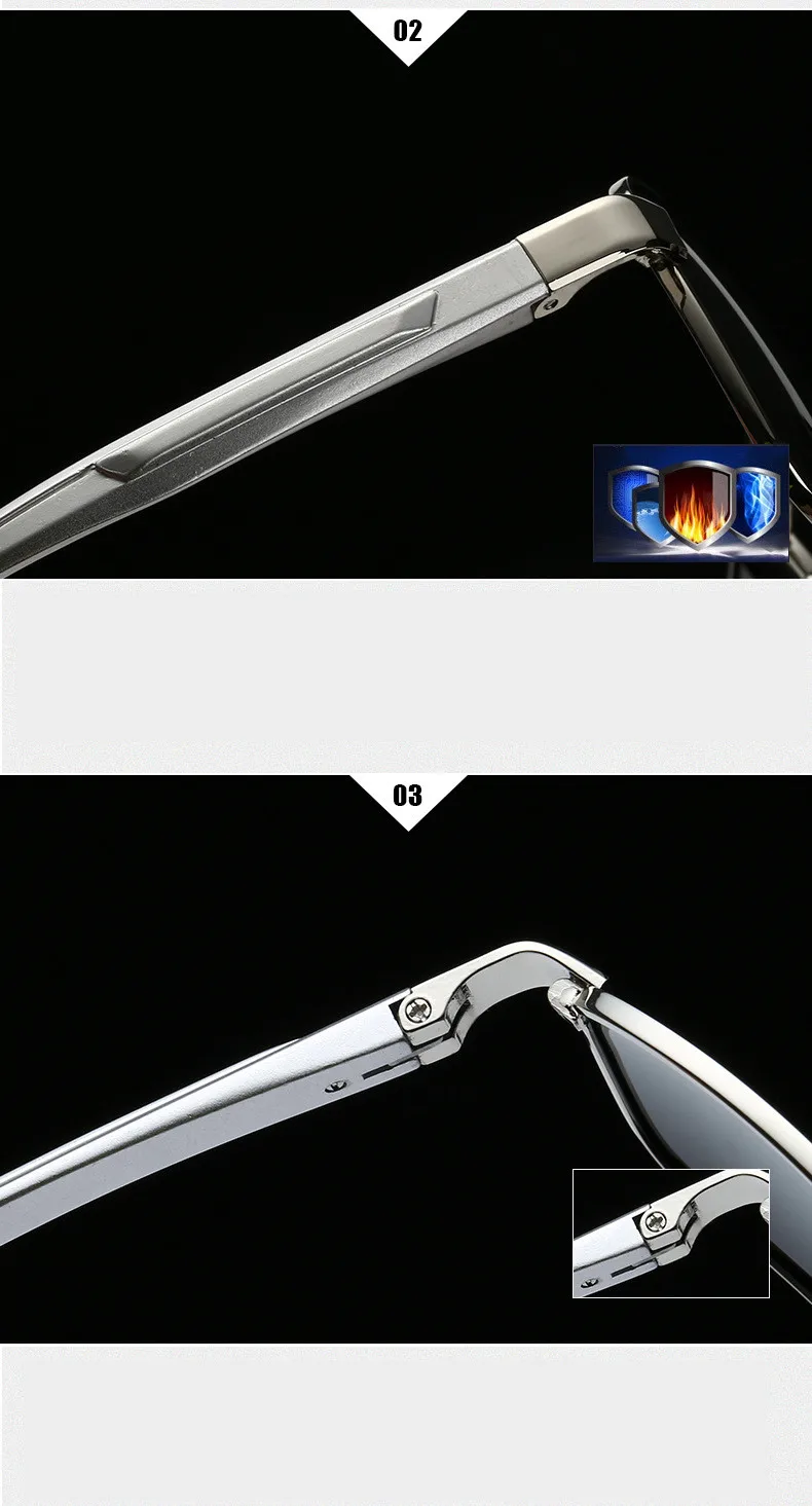 High Quality Classic Polarized Sunglasses Men Brand Designer 2017 Driving Sun Glasses For Men Male Integrated Eyewear Sunglasses (14)