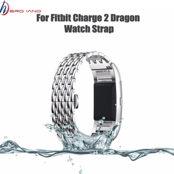 

Stainless Steel Band for Fitbit Charge 2 Dragon Watch Strap Replacement Wristband for Fitbit Charge2 Smart Fitness Accessories