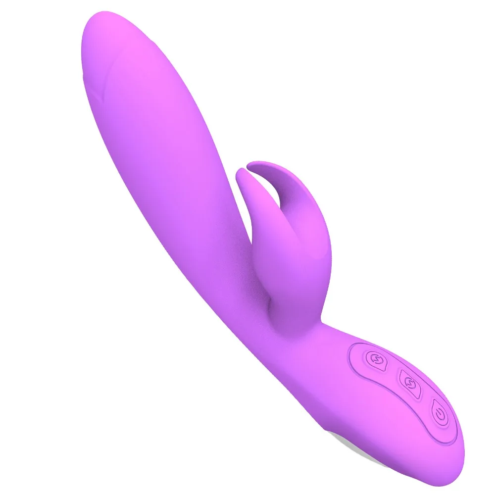 Двойной вибрационный Кролик Вибраторы G Spot секс игрушки для женщин Стимуляция