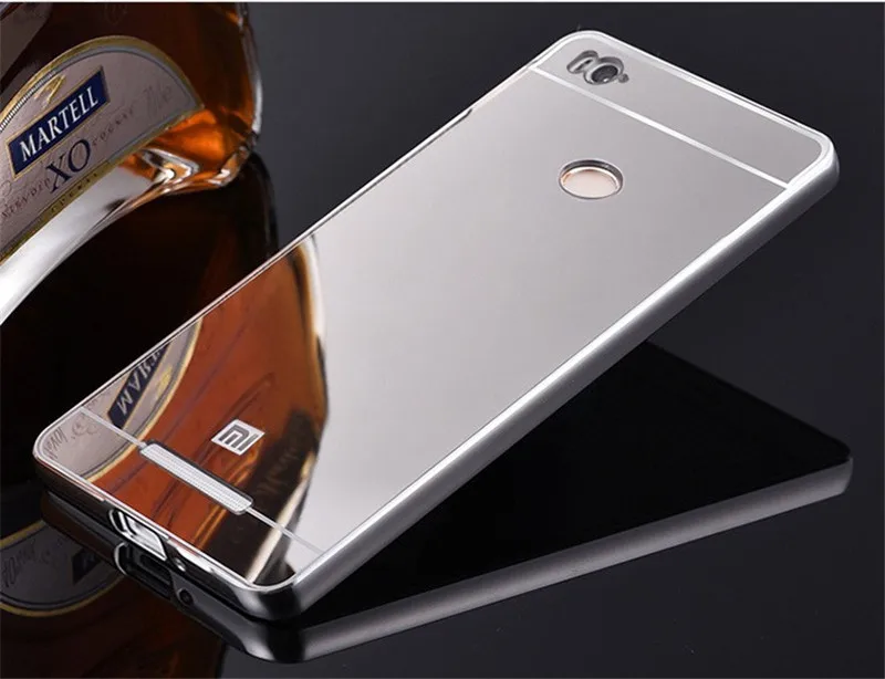Роскошный Золотой зеркальный чехол для xiaomi redmi 3 S/4X/4A/5A/Note 4X/redmi 4Pro, алюминиевая металлическая рамка, набор, горячий чехол для телефона, Fundas чехол - Цвет: 4