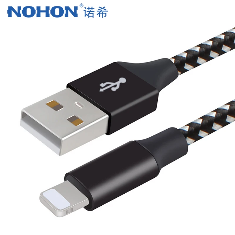 NOHON Charger Cables Fast Charging 8 Pin For iPhone X 10 8 7 6s 5 Plus