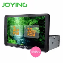 Joying 8 дюймов Android 5.1 Авторадио Стерео Одноместный 1 дин Quad Core Универсальный Автомобиль Media Player HD Емкостный 2 ГБ + 32 ГБ Голову блок