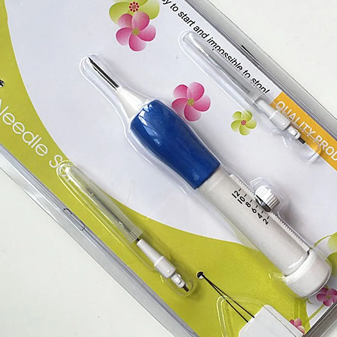

DIY Embroidery Punch Needle Set 3 Needles 2 Threaders ABS Plastic Craft Sewing Tools Costuras Accessories for Embroidery