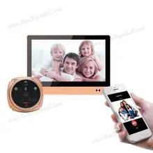 Iphone Android APP Digital GSM WIFI Peephole Viewer Touch Color Monitor+2.0MP CMOS Camera Night Vision Motion Detection