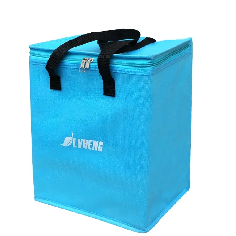 

9L 20L Large foldable cooler bag ice pack food beer milk fresh cool carrier bag big picnic lunch box portable insulation handbag